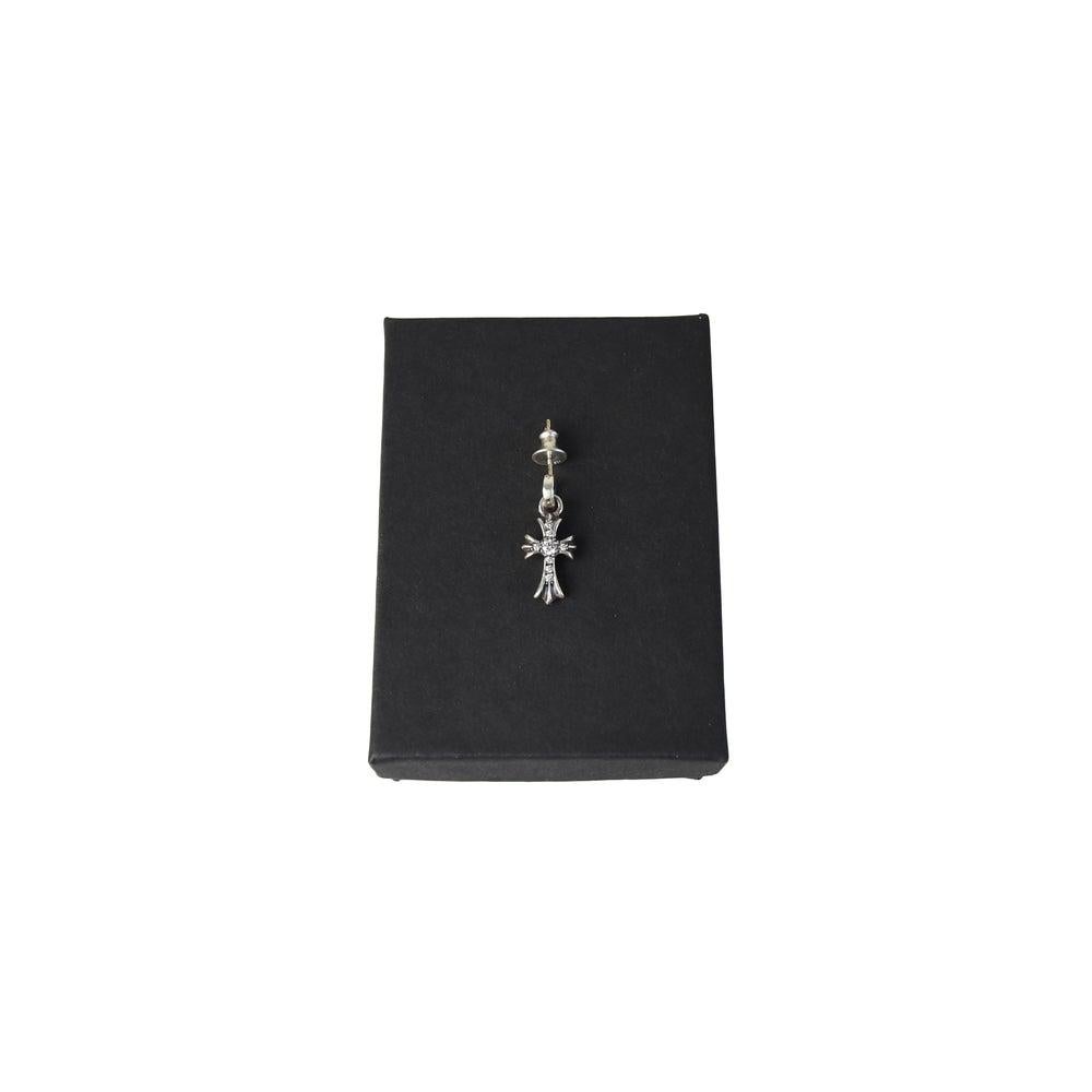 chrome hearts baby fat cross earring