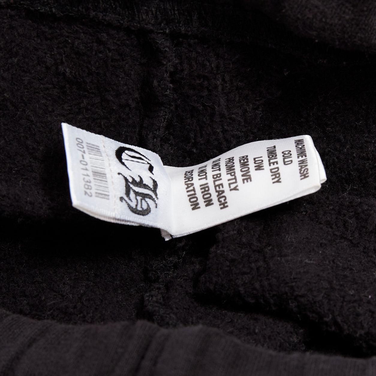 CHROME HEARTS - Pantalone jogger in cotone nero con logo incrociato sul retro S in vendita 3
