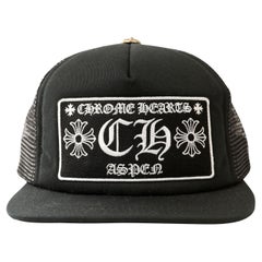 Chrome Hearts Black Logo Hat 