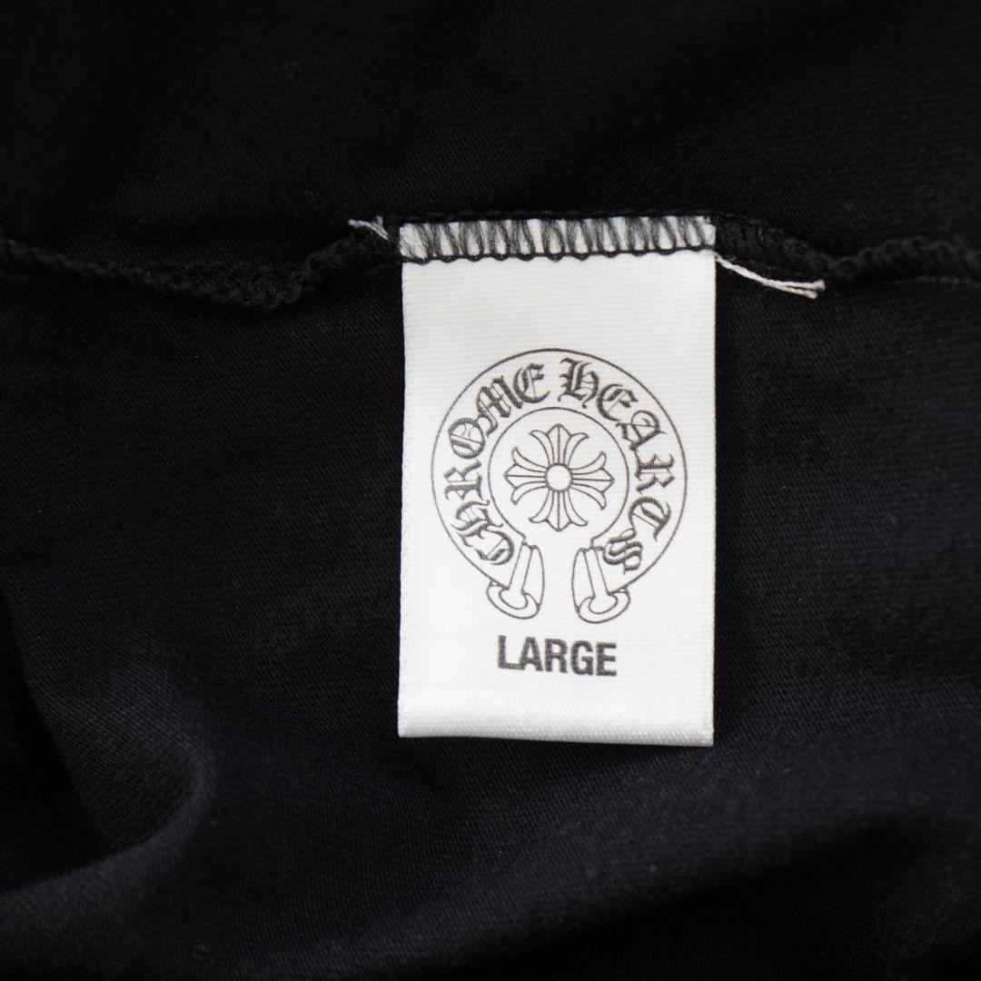 Chrome Hearts Black Long Sleeve Graphic Pocket Tee en vente 3