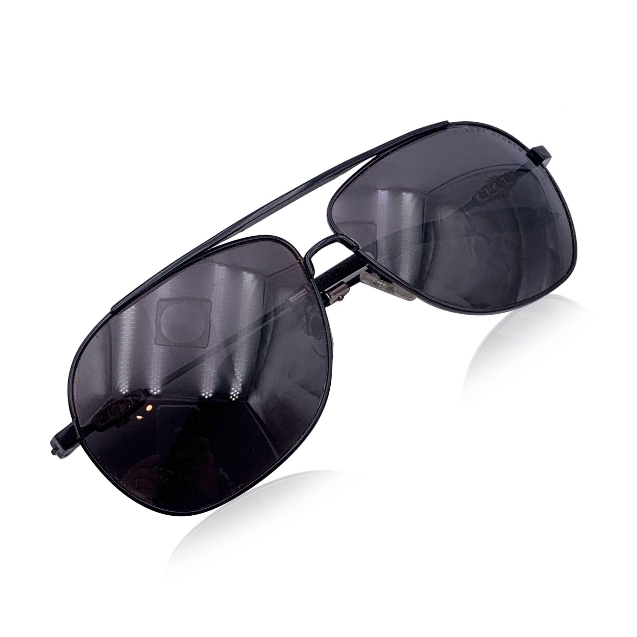 Chrome Hearts Black Metal Kufannawii 2 Sunglasses 61/15 140mm In Good Condition In Rome, Rome