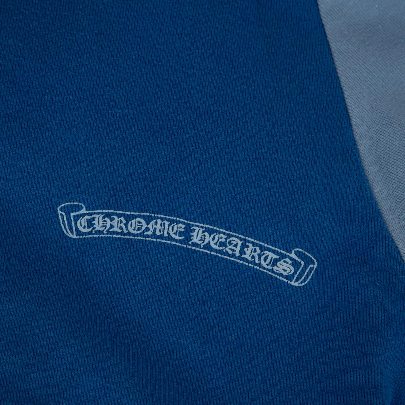 Camiseta azul con logotipo Chrome Hearts Talla S Gris en venta