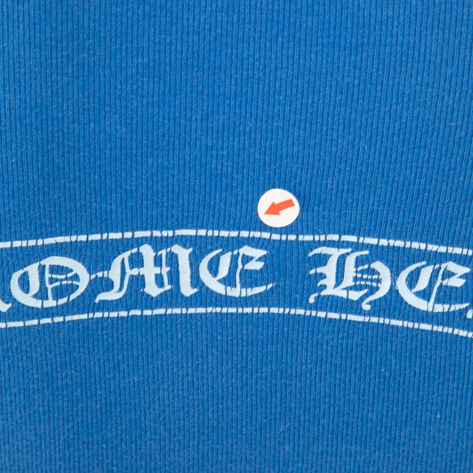 De las mujeres Camiseta azul con logotipo Chrome Hearts Talla S en venta