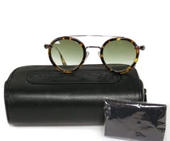 Chrome Hearts BoJimr II Tortoise Sunglasses with Case