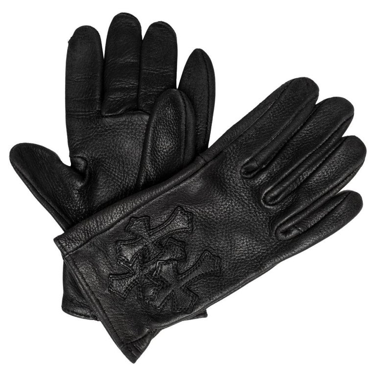Chrome Hearts Cemetery Patch Gloves at 1stDibs