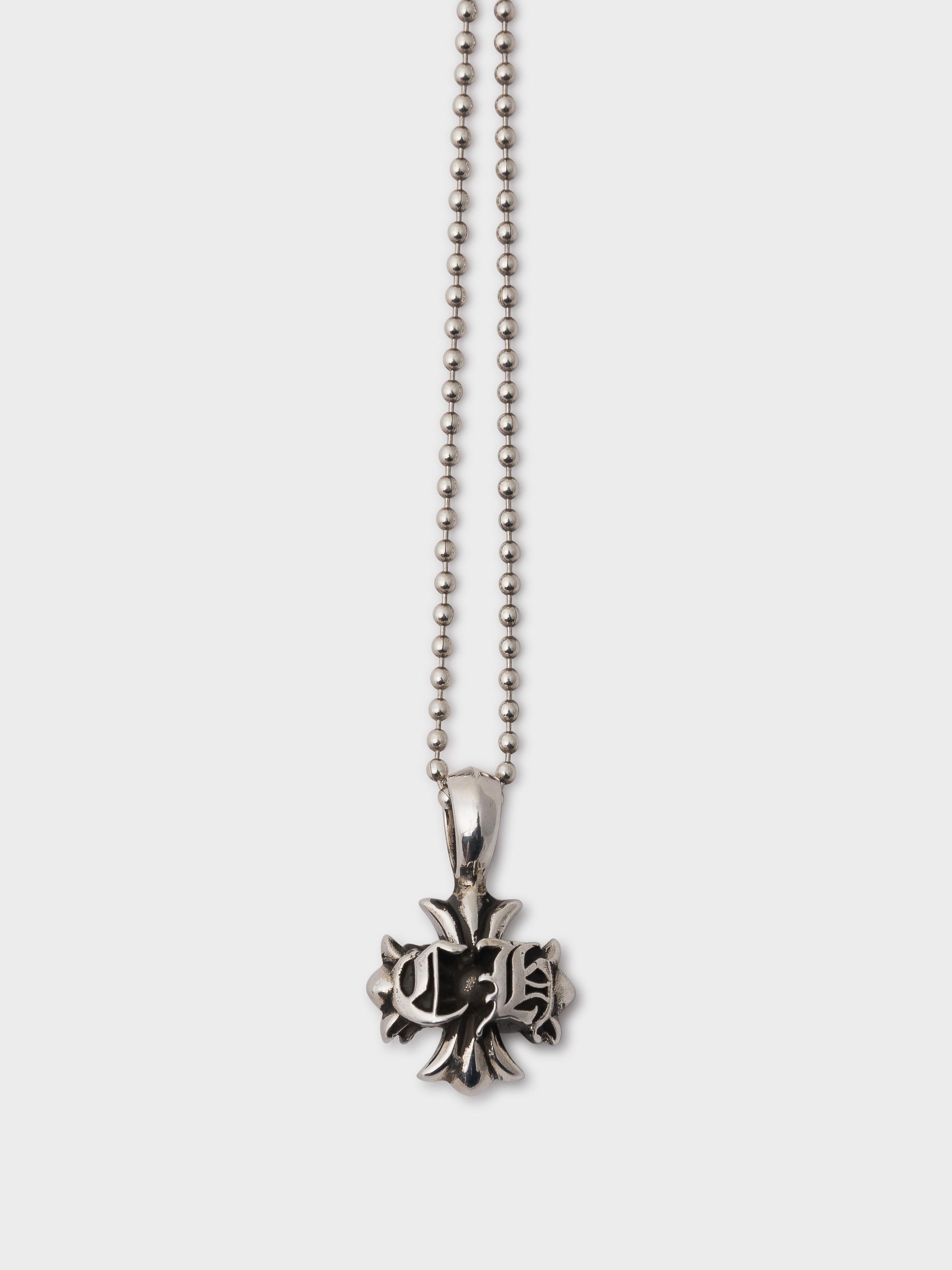Chrome Hearts CH Letter Plus Necklace For Sale at 1stDibs
