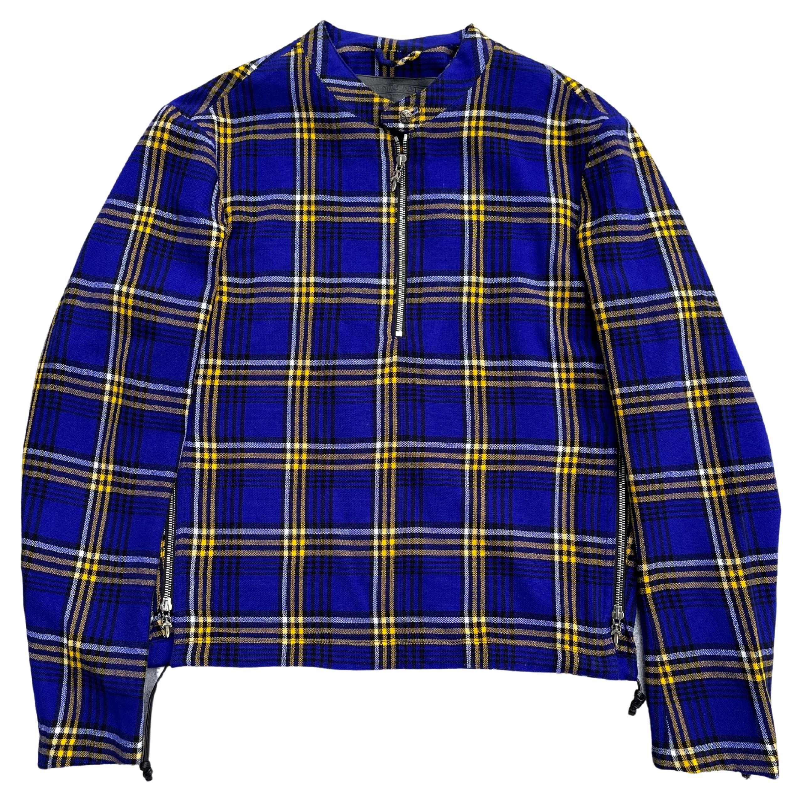 Chrome Hearts Checkered Pullover Shirt, 2008 For Sale