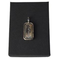 Chrome Hearts Cross And Dagger Flip Pendant Silver