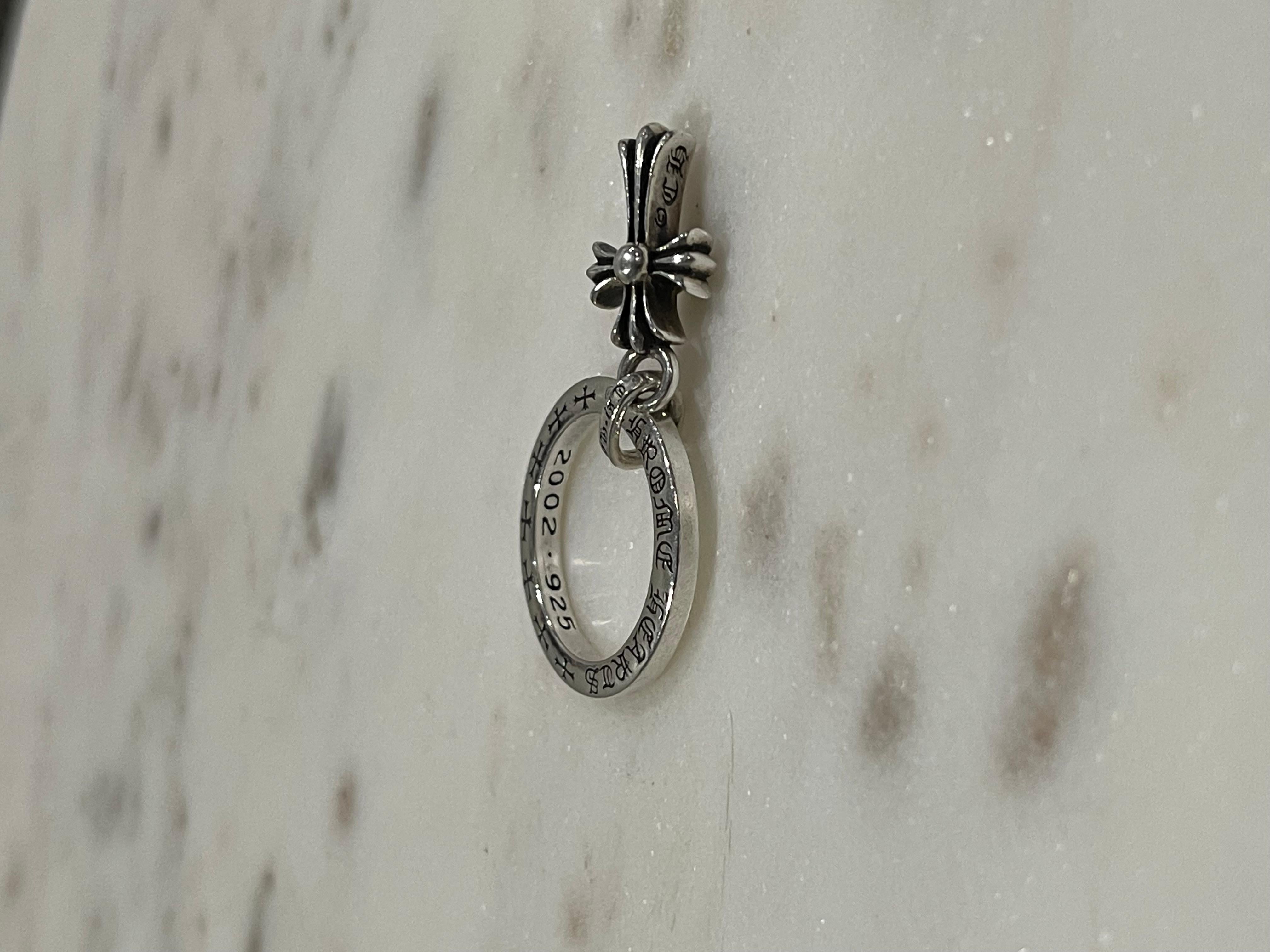 Men's Chrome Hearts Cross Charm Spacer Ring