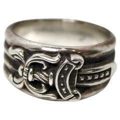 Chrome Hearts Dagger Sterling Silver Ring circa 1992