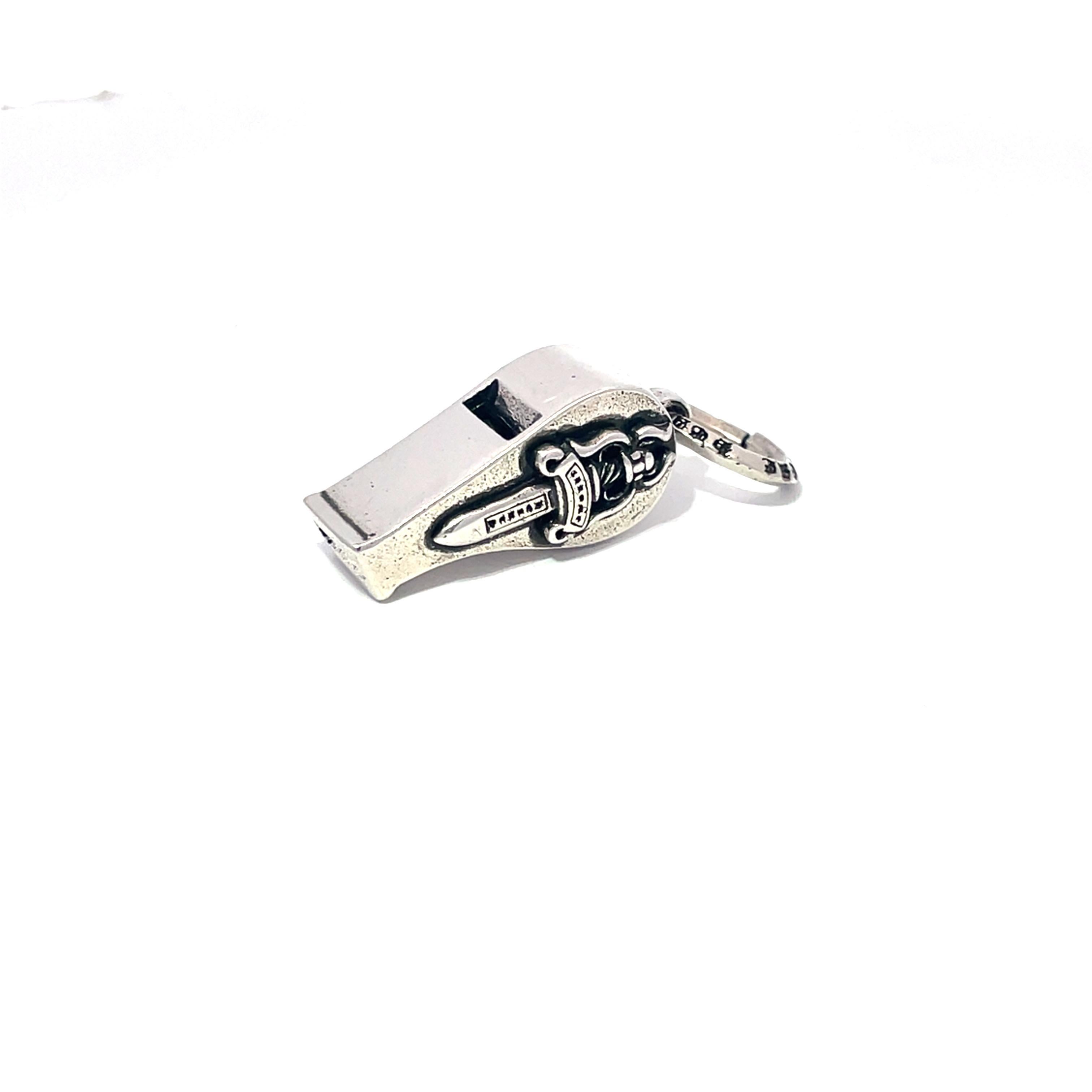 Chrome Hearts daga Silbato Colgante Charm s925 Moderno en venta