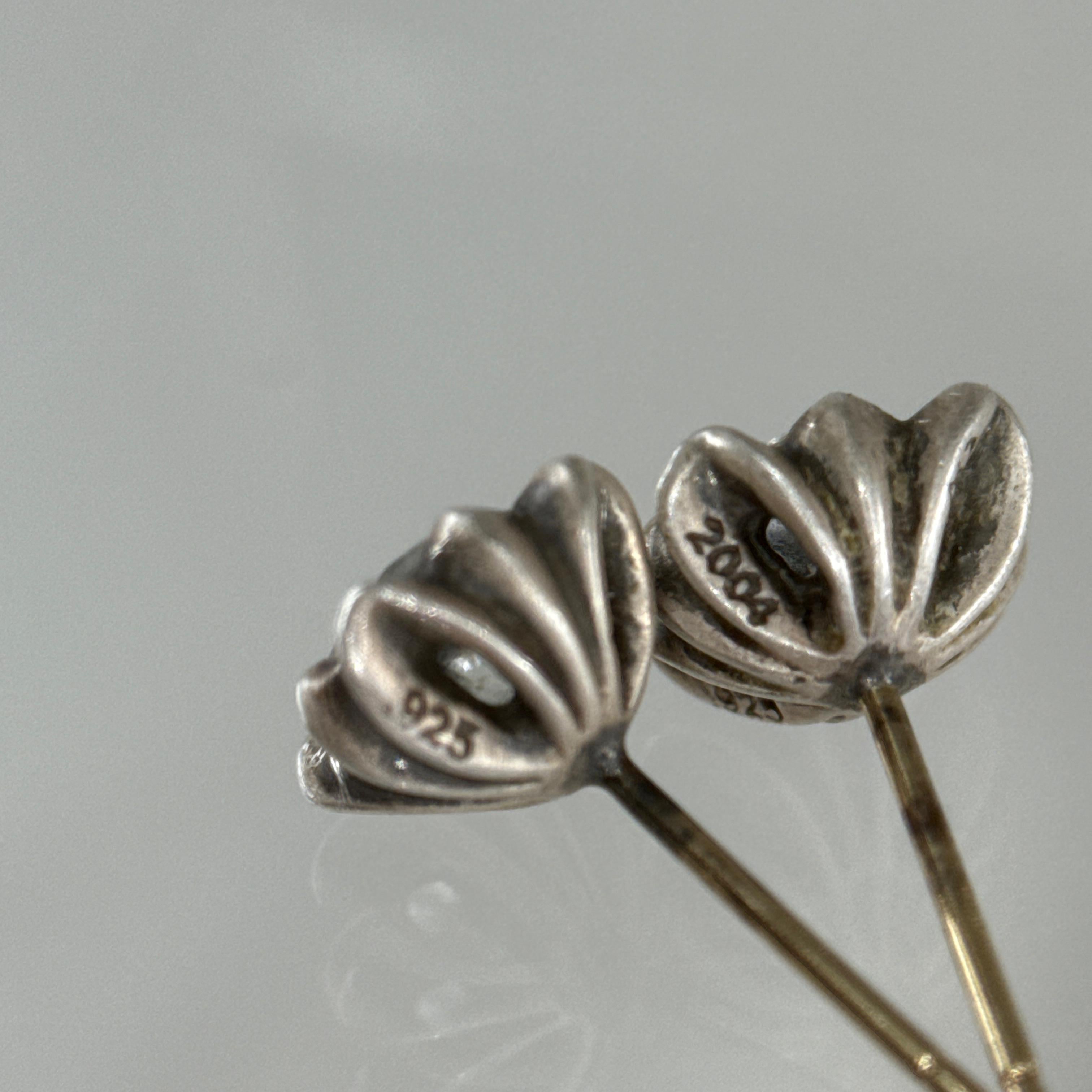 Orecchini con diamante Chrome Hearts in vendita 7