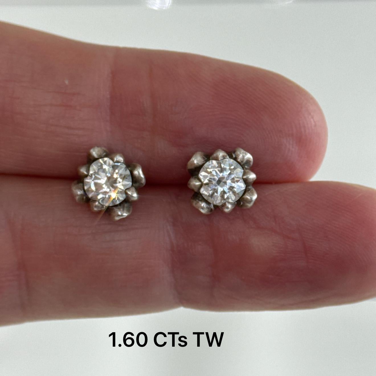 Orecchini con diamante Chrome Hearts in vendita 9