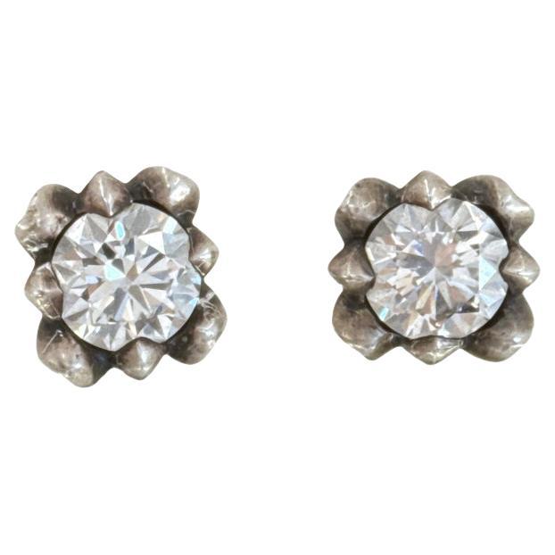 Orecchini con diamante Chrome Hearts in vendita