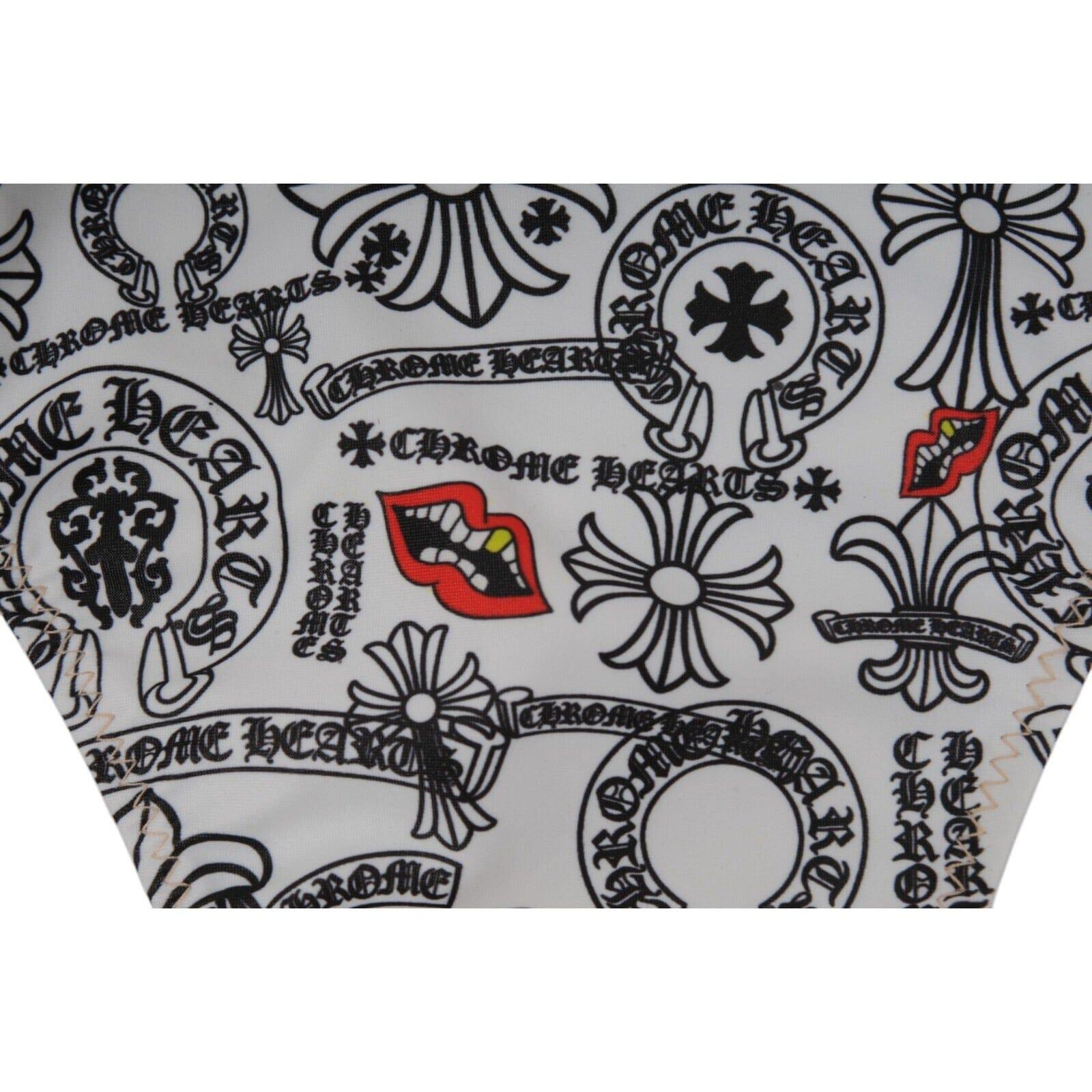 Chrome Hearts Dipped in Blue Matty Boy Bikini Bottoms White Black Red Chomper For Sale 5