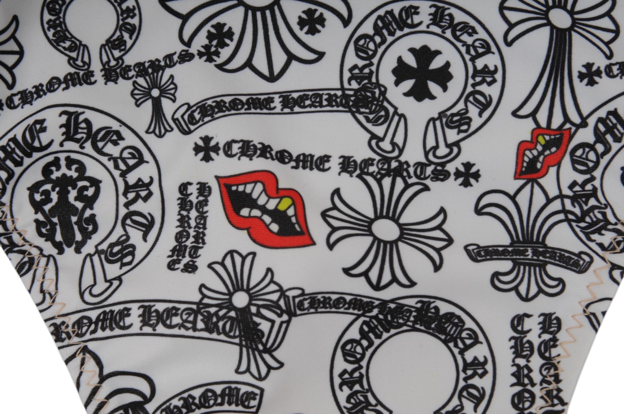 Braguita de bikini Chrome Hearts bañada en azul Matty Boy Blanco Negro Rojo Chomper Gris en venta