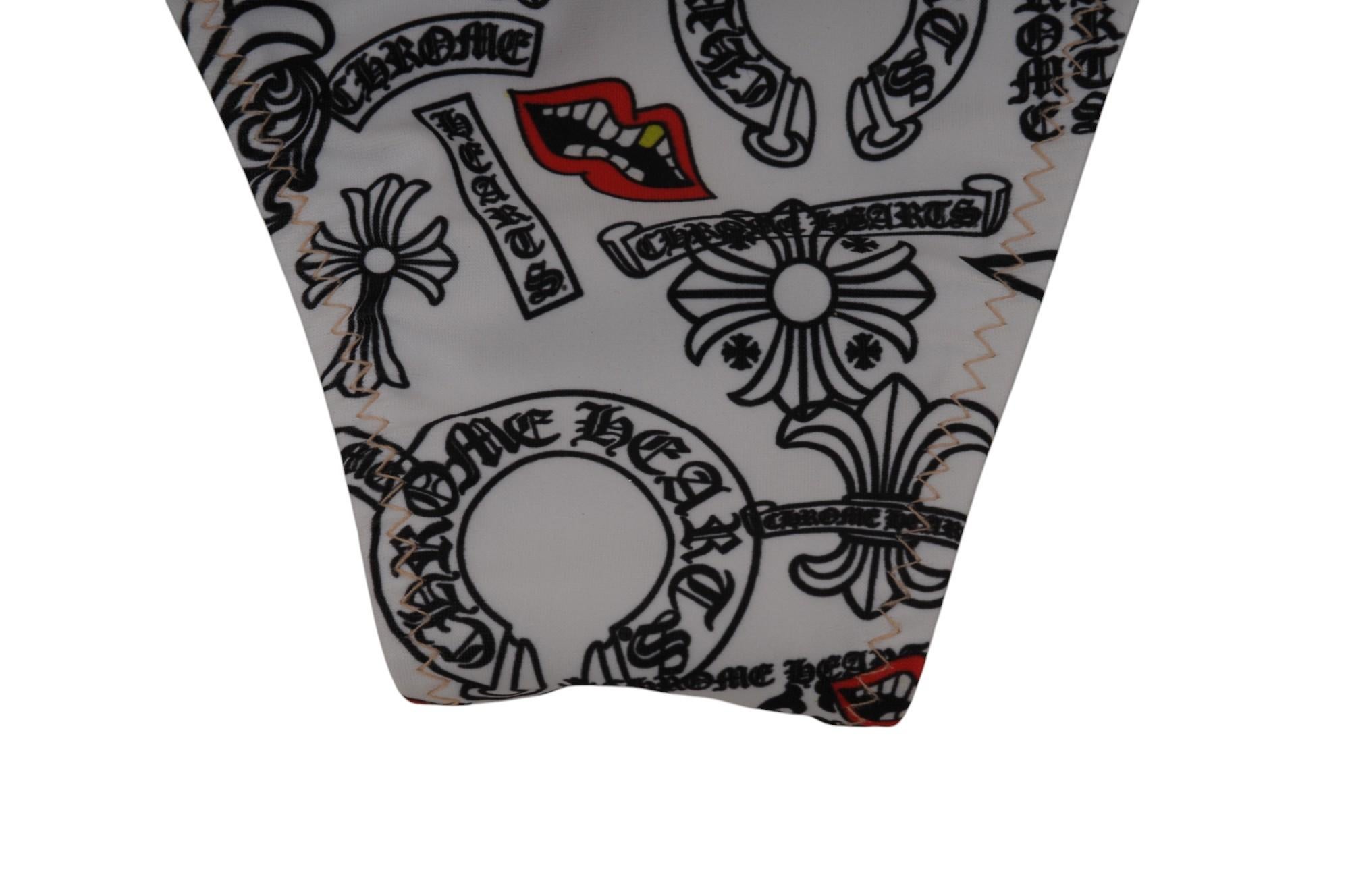 Braguita de bikini Chrome Hearts bañada en azul Matty Boy Blanco Negro Rojo Chomper en venta 1