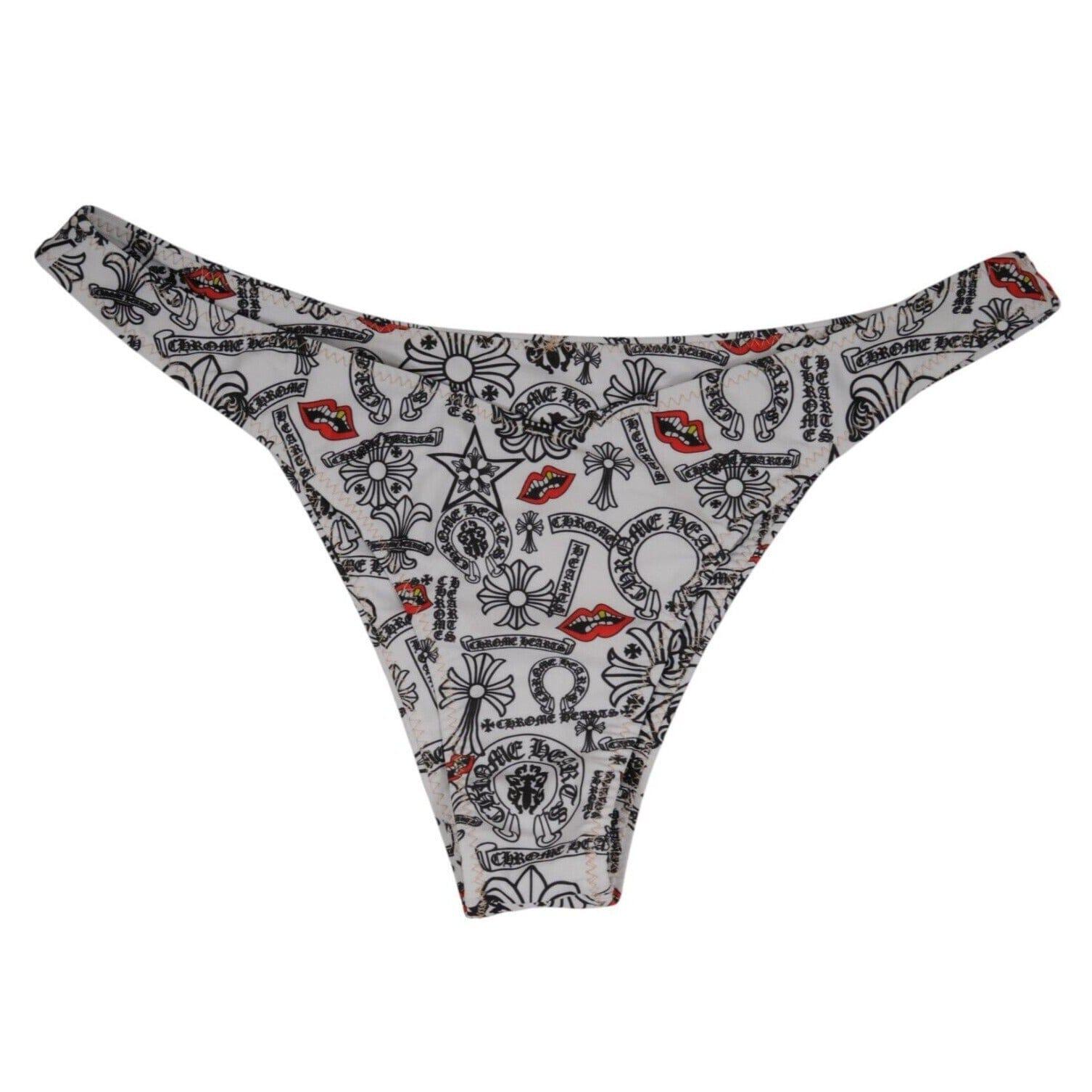 - White and black chrome hearts motifs and matty boy motifs throughout

- No size tag

- No fabric tag

- Comes with dustbag


Condition:

New No Size Tag 


Measurements: ( Approximately In Inches )

Waist: 14