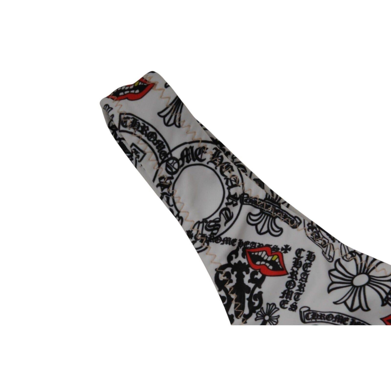 Gray Chrome Hearts Dipped in Blue Matty Boy Bikini Bottoms White Black Red Chomper For Sale
