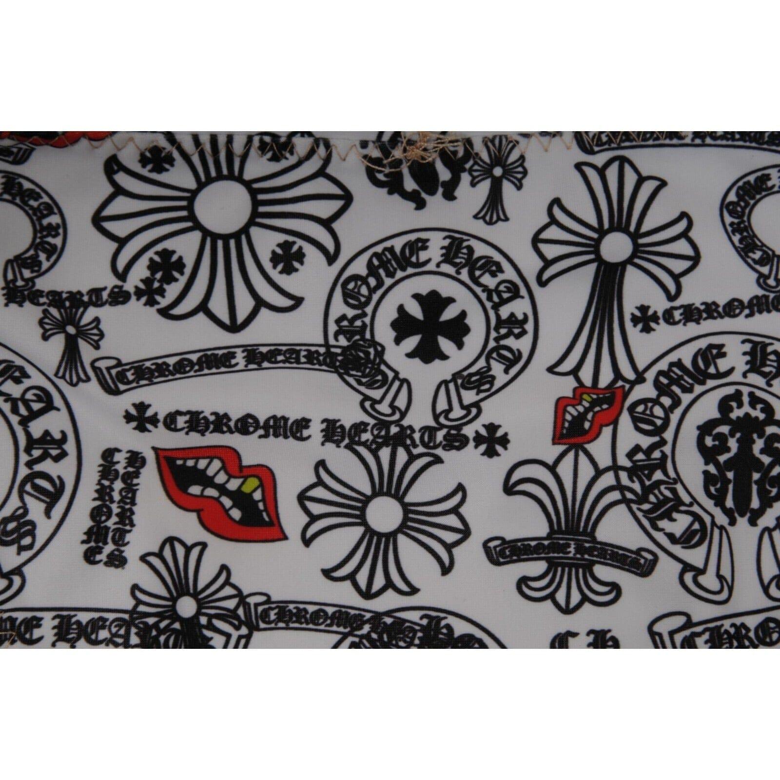 Women's Chrome Hearts Dipped in Blue Matty Boy Bikini Bottoms White Black Red Chomper For Sale