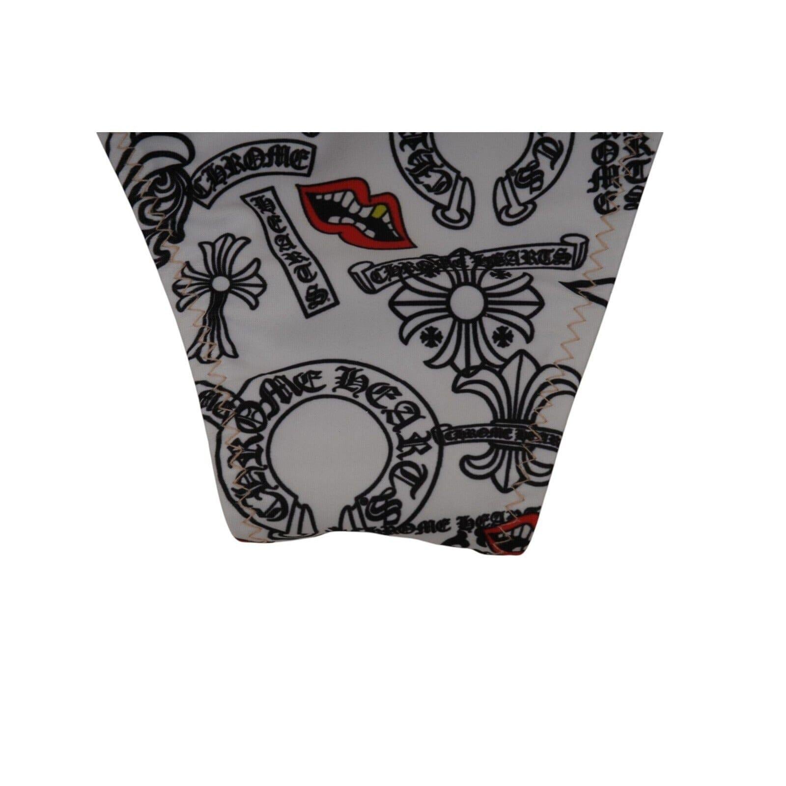 Chrome Hearts Dipped in Blue Matty Boy Bikini Bottoms White Black Red Chomper For Sale 3