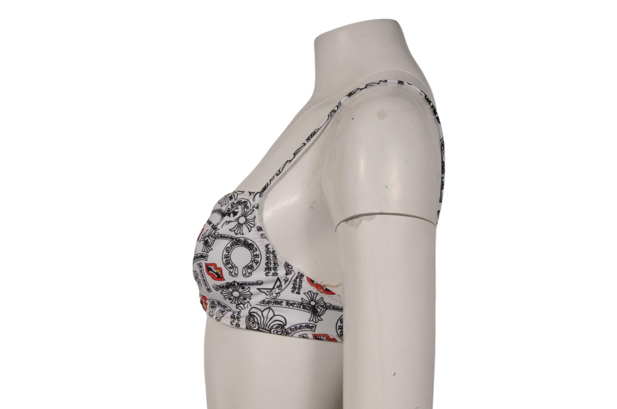 Top de bikini Chrome Hearts bañado en azul Matty Boy Blanco Negro Rojo Chomper en venta 4