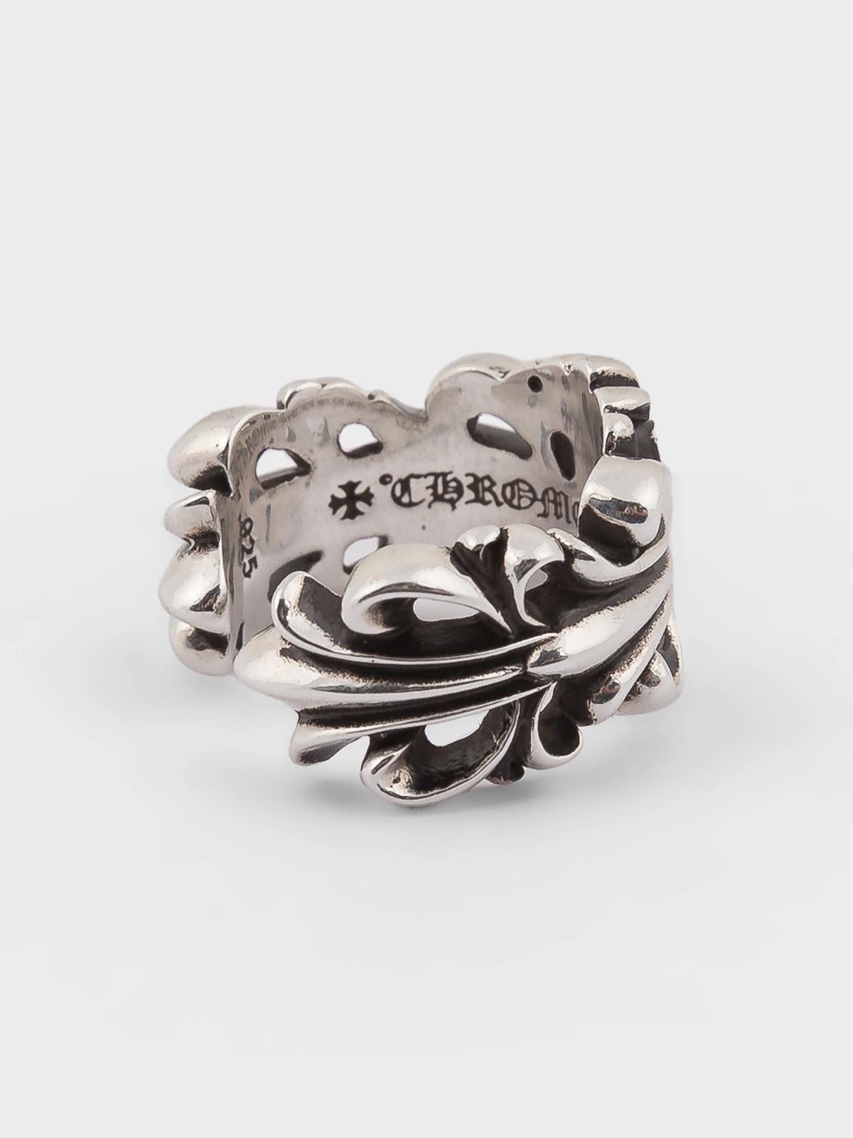 chrome hearts floral ring