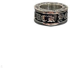 Chrome Hearts “F You” Spinner Silver Ring