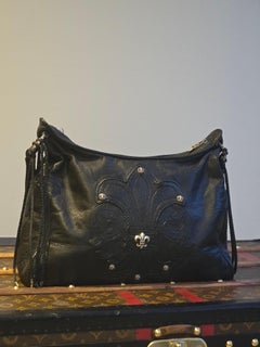 Chrome Hearts Fleur De Lis Hobo Handtasche