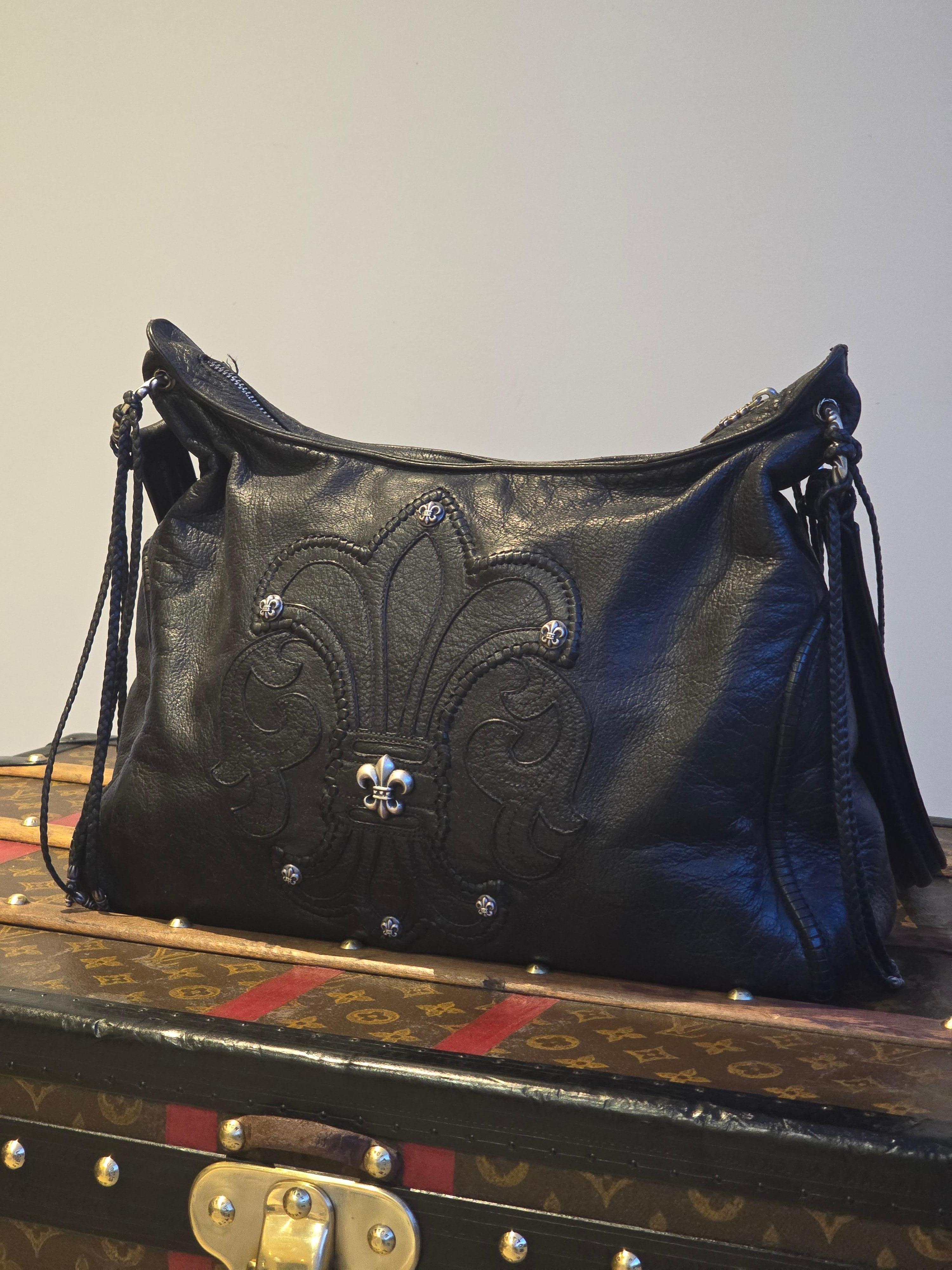 Women's or Men's Chrome Hearts Fleur De Lis Hobo Handbag