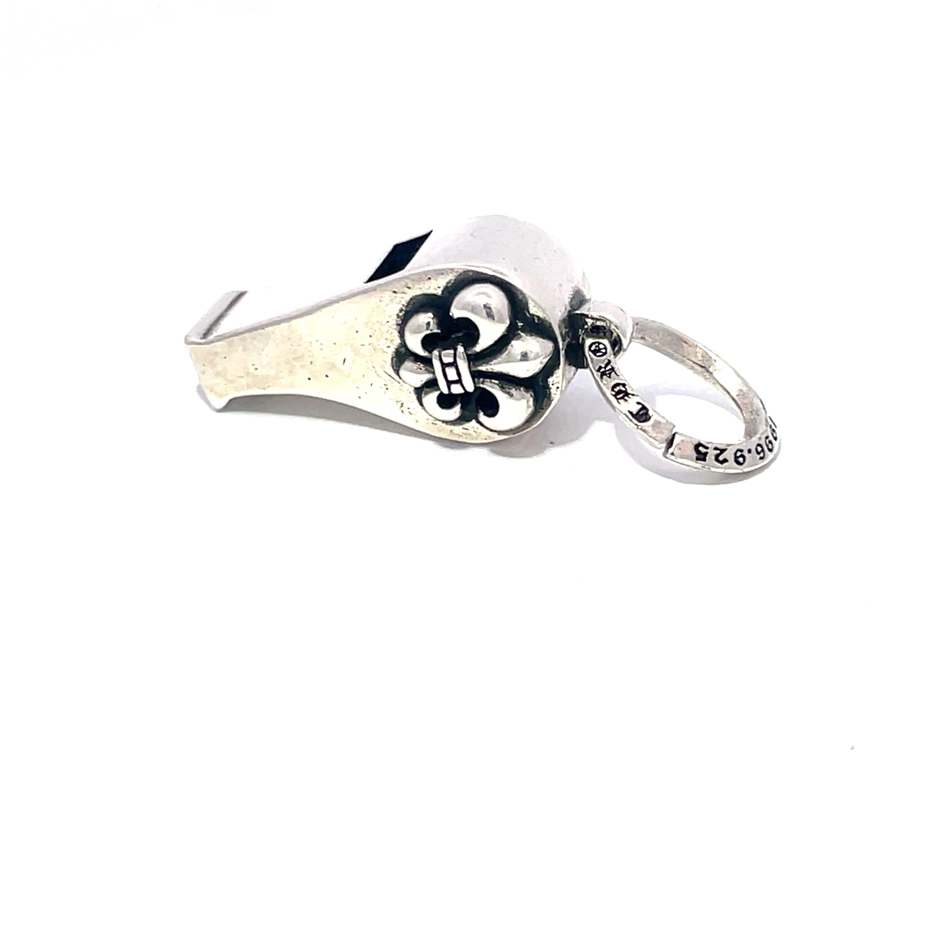 Chrome Hearts Colgante Charm Flor Silbato Pequeño S925 Moderno en venta