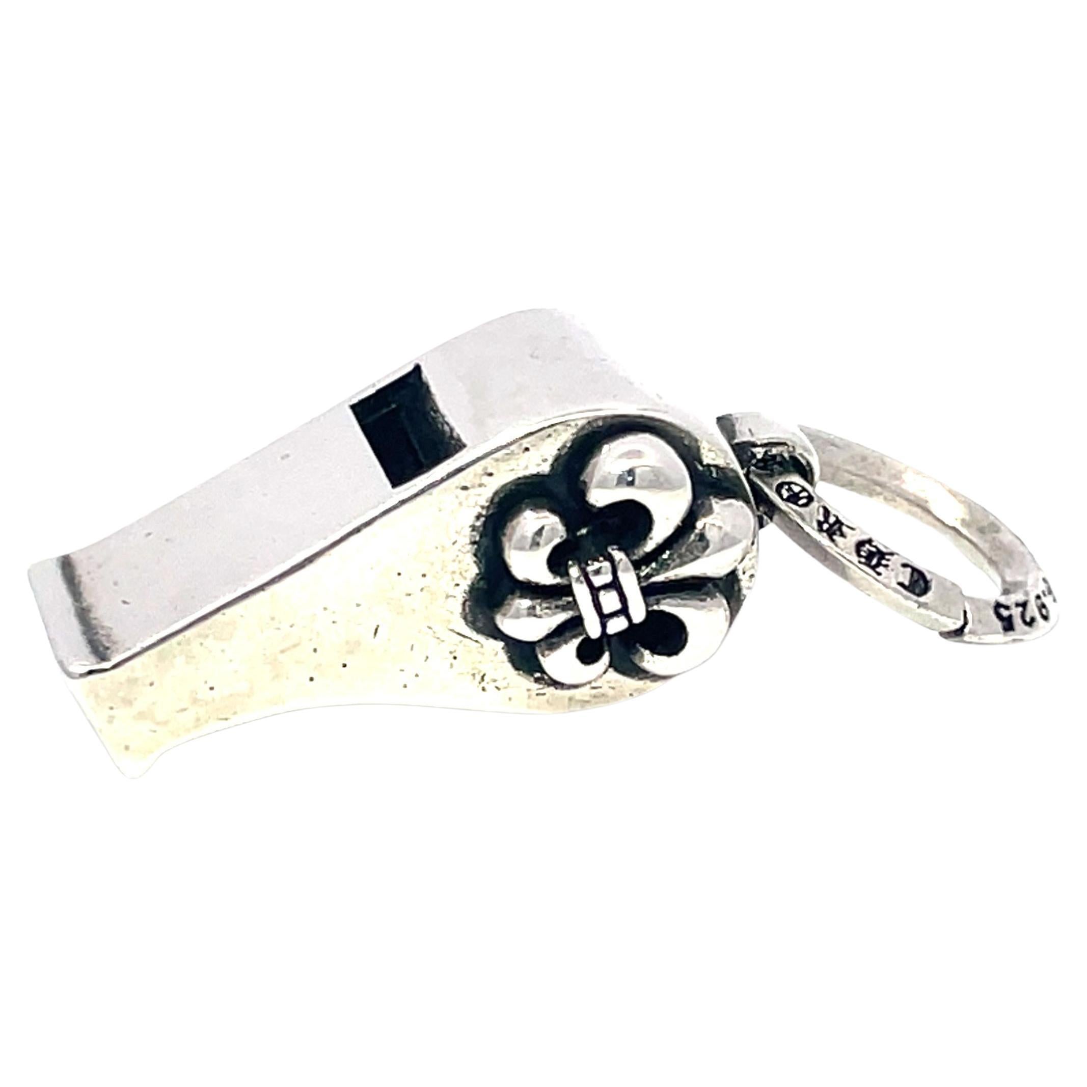 Chrome Hearts Colgante Charm Flor Silbato Pequeño S925 en venta