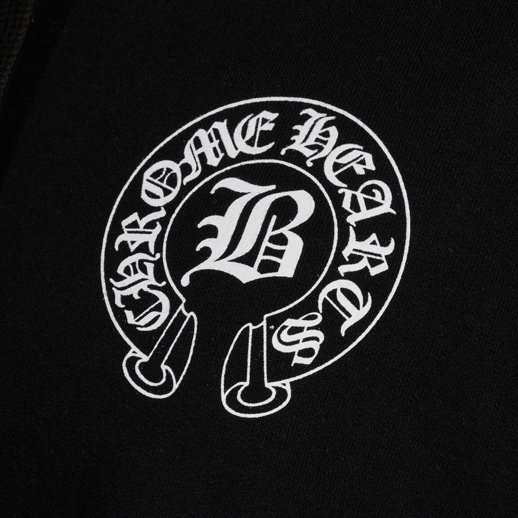 chrome hearts cropped hoodie