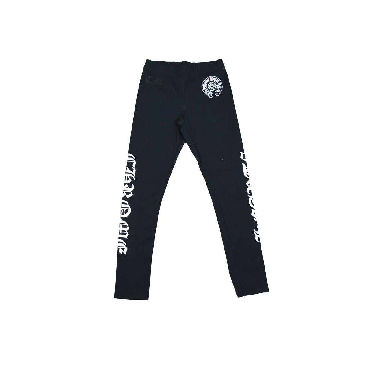 Chrom Herz Pferdeschuh Logo Legging schwarz (Schwarz)