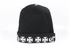 Chrome Hearts Intarsia Ribbed Cashmere Beanie One Size