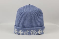 Chrome Hearts Intarsia Ribbed Cashmere Beanie One Size