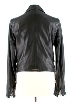 Chrome Hearts Leather Biker Jacket M