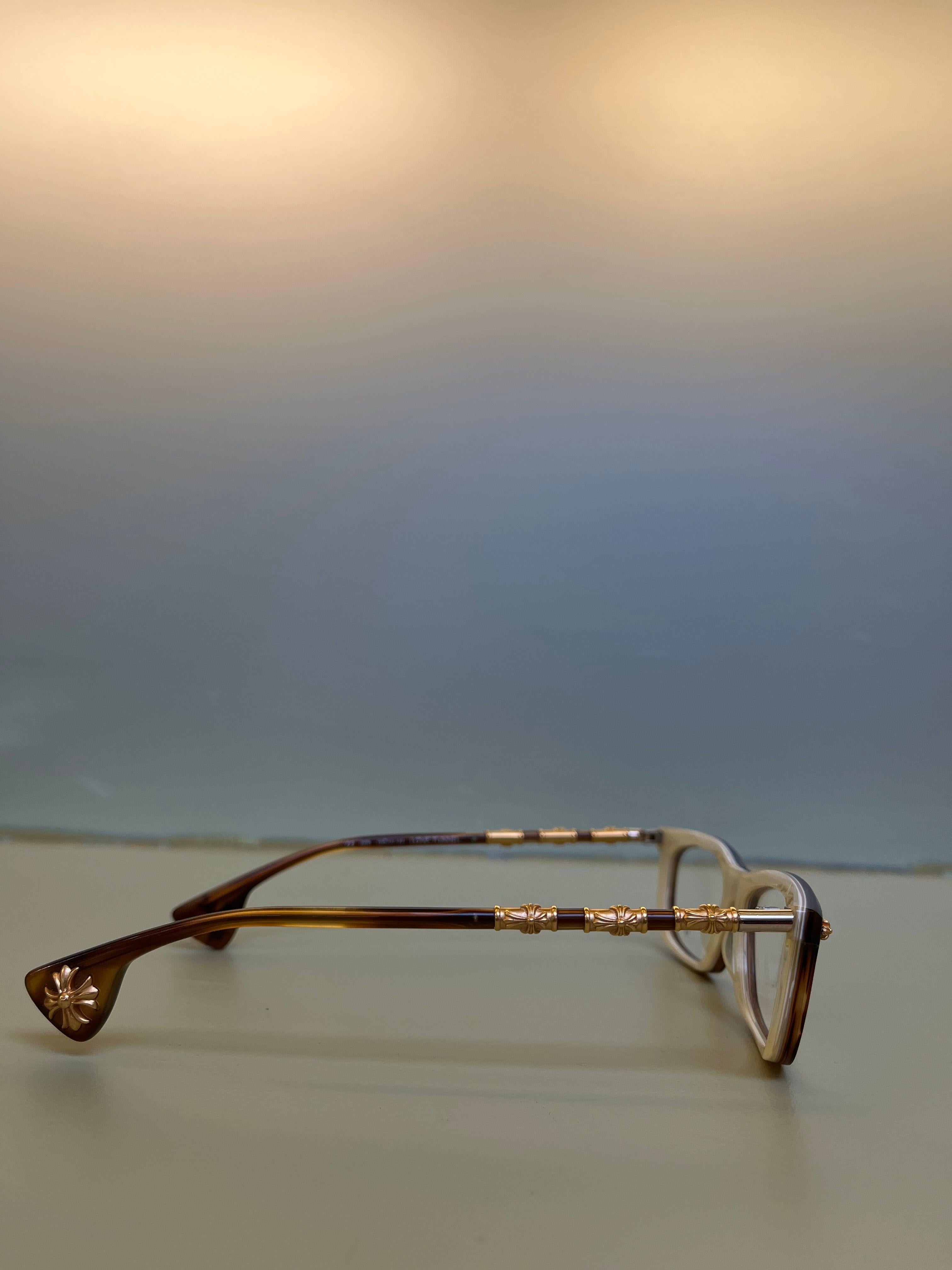 Chrome Hearts Louvin Cup Glasses Frame In Good Condition For Sale In LISSE, NL