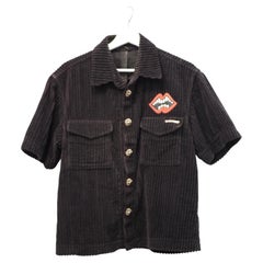 Chemise en velours côtelé Chrome Hearts « Matty Boy Chomper », taille M