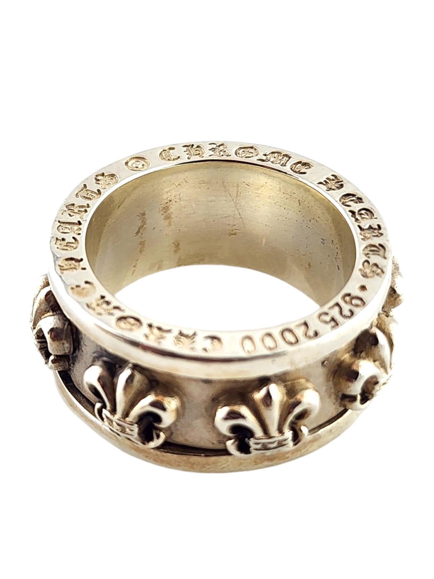 chrome hearts fleur de lis ring