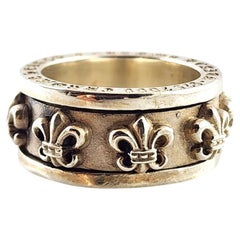 Chrome Hearts Men's Sterling Silver Spin Ring Size 11.5 #18578