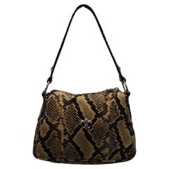 Chrome Hearts one of one python skin leather shoulder handle bag