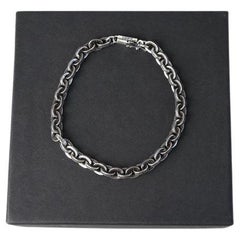 Chrome Hearts Paper Chain Bracelet Silver