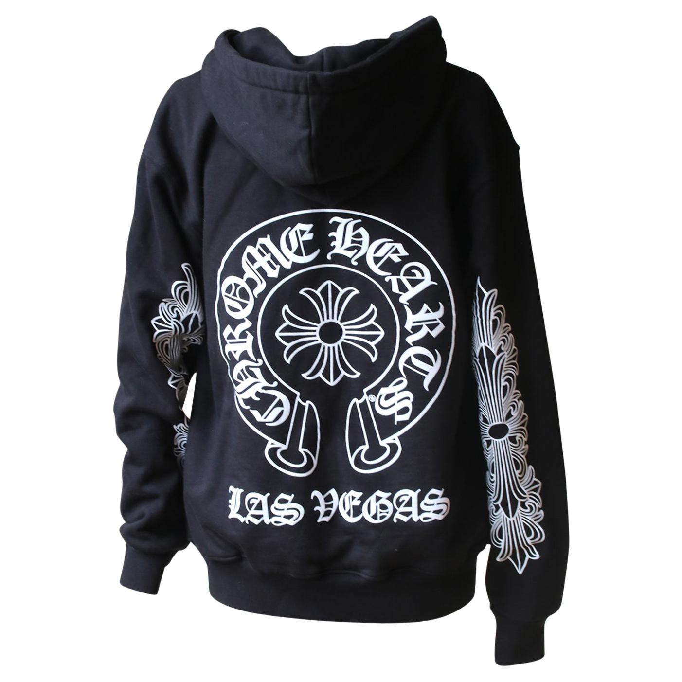 Chrome Hearts Printed Cotton-Jersey Hooded Sweatshirt at 1stDibs