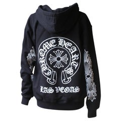 Sweat à capuche en jersey de coton imprimé Chrome Hearts