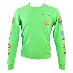 CHROME HEARTS Size S Sex Records Green Graphic Cotton Long Sleeve T-shirt CHROME HEARTS Size S Sex Records Green Graphic Cotton Long Sleeve T-shirt