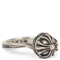 CHROME HEARTS sterling silver CROSSTAIL BALL Ring Sz 7