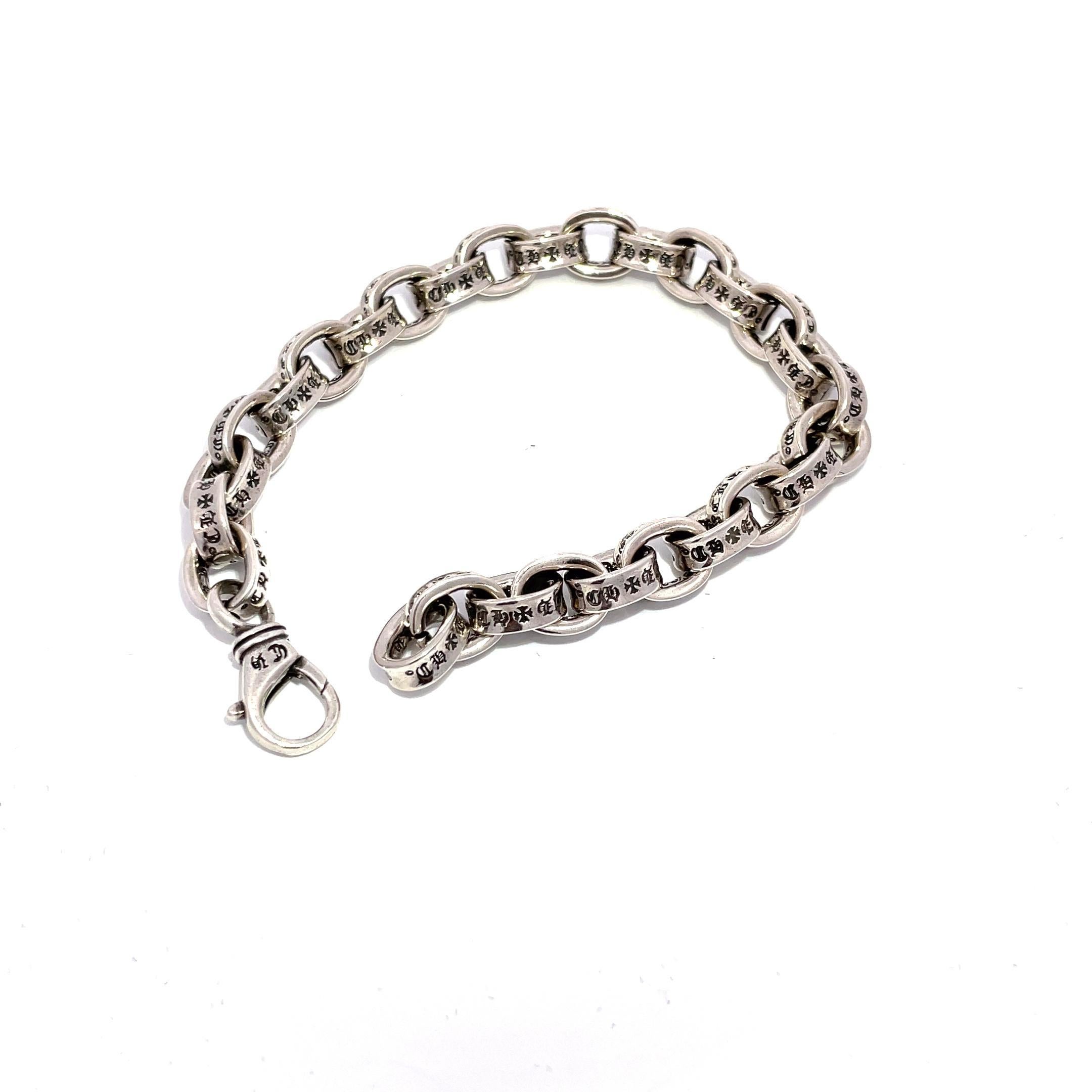 da uomo o donna Bracciale Chrome Hearts Style in argento 925 Y2K Vintage in vendita
