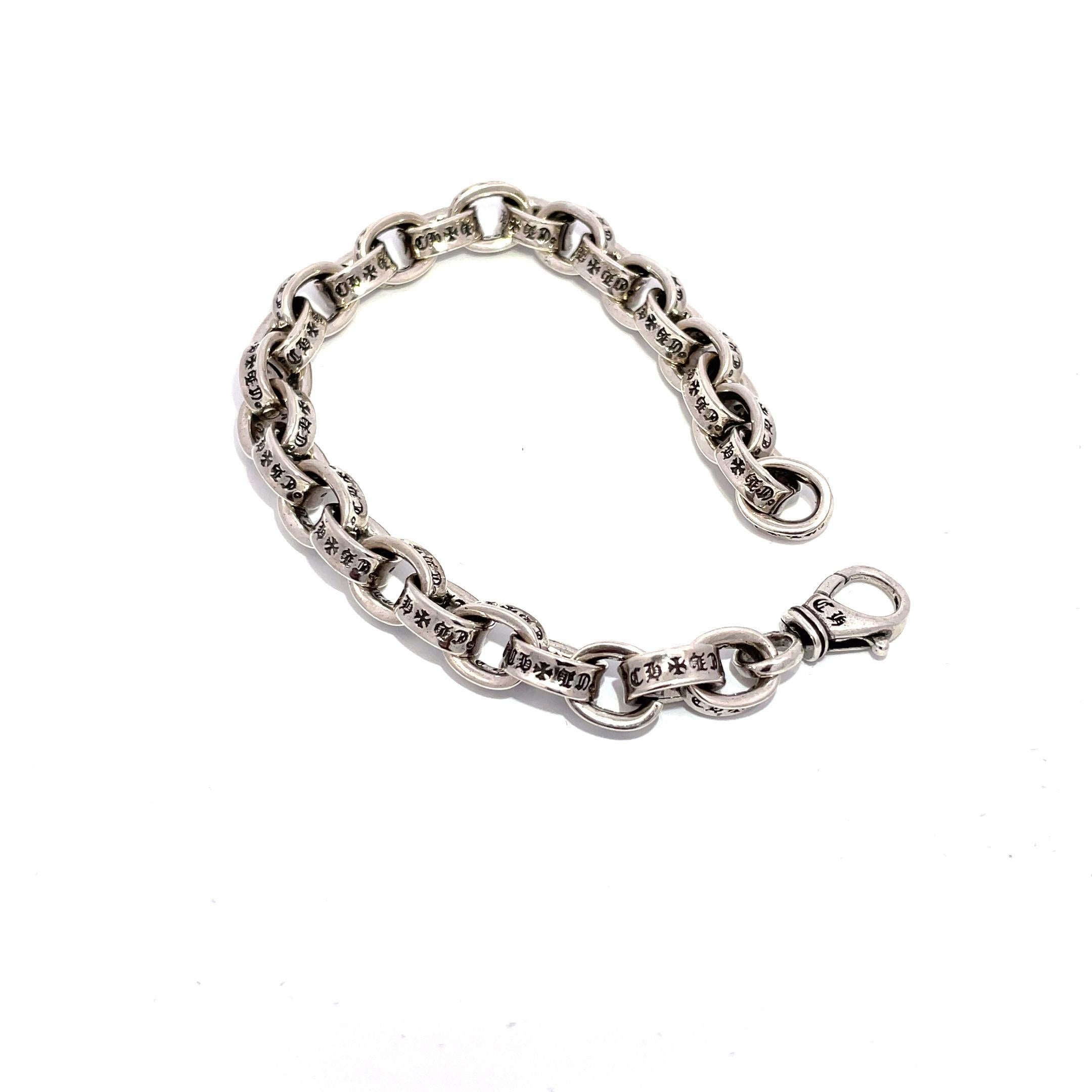 Bracciale Chrome Hearts Style in argento 925 Y2K Vintage in vendita 2