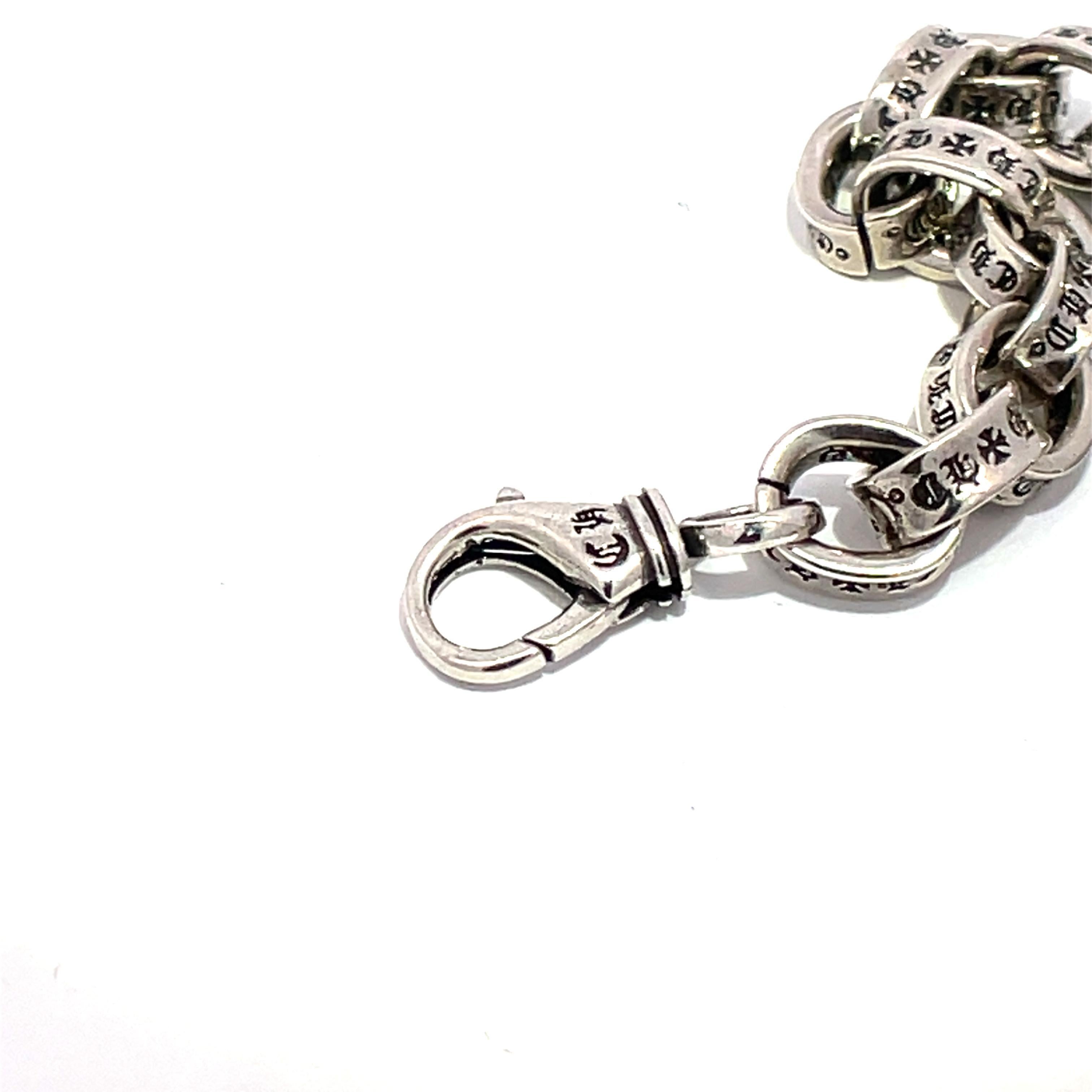 Bracciale Chrome Hearts Style in argento 925 Y2K Vintage in vendita 3